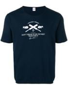 Eleventy Printed Crew Neck T-shirt - Blue