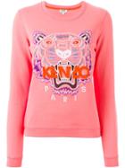 Kenzo 'tiger' Sweatshirt, Size: Large, Pink/purple, Cotton