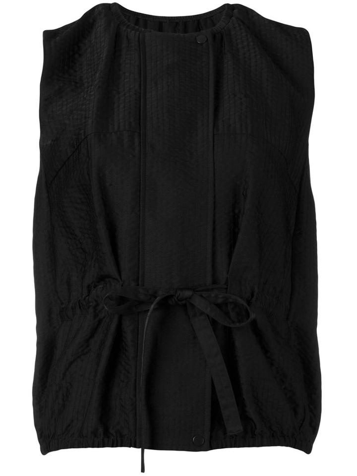 Christian Wijnants - Sleeveless Top - Women - Polyester - 40, Black, Polyester