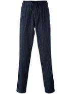 Brunello Cucinelli Drawstring Jeans, Men's, Size: 50, Blue, Cotton/polyester