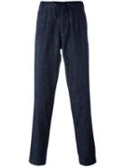 Brunello Cucinelli Drawstring Jeans, Men's, Size: 50, Blue, Cotton/polyester