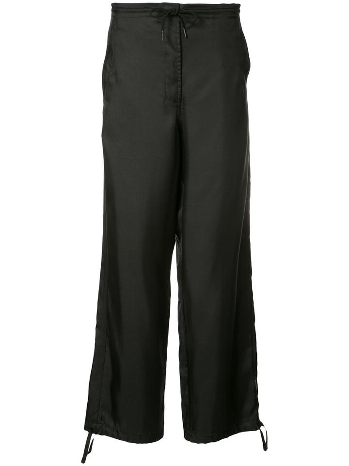 Maharishi - Tailored Trousers - Women - Silk - 12, Black, Silk