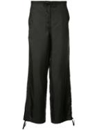 Maharishi - Tailored Trousers - Women - Silk - 12, Black, Silk