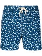 Mc2 Saint Barth Sail Life Swimming Shorts - Blue