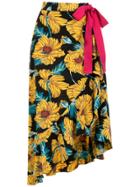 Nk Midi Printed Skirt - Multicolour
