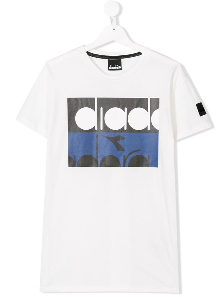 Diadora Junior Logo Short-sleeve T-shirt - White