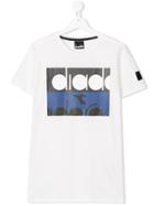 Diadora Junior Logo Short-sleeve T-shirt - White