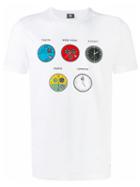 Ps By Paul Smith - Clock-print T-shirt - Men - Cotton - S, White, Cotton