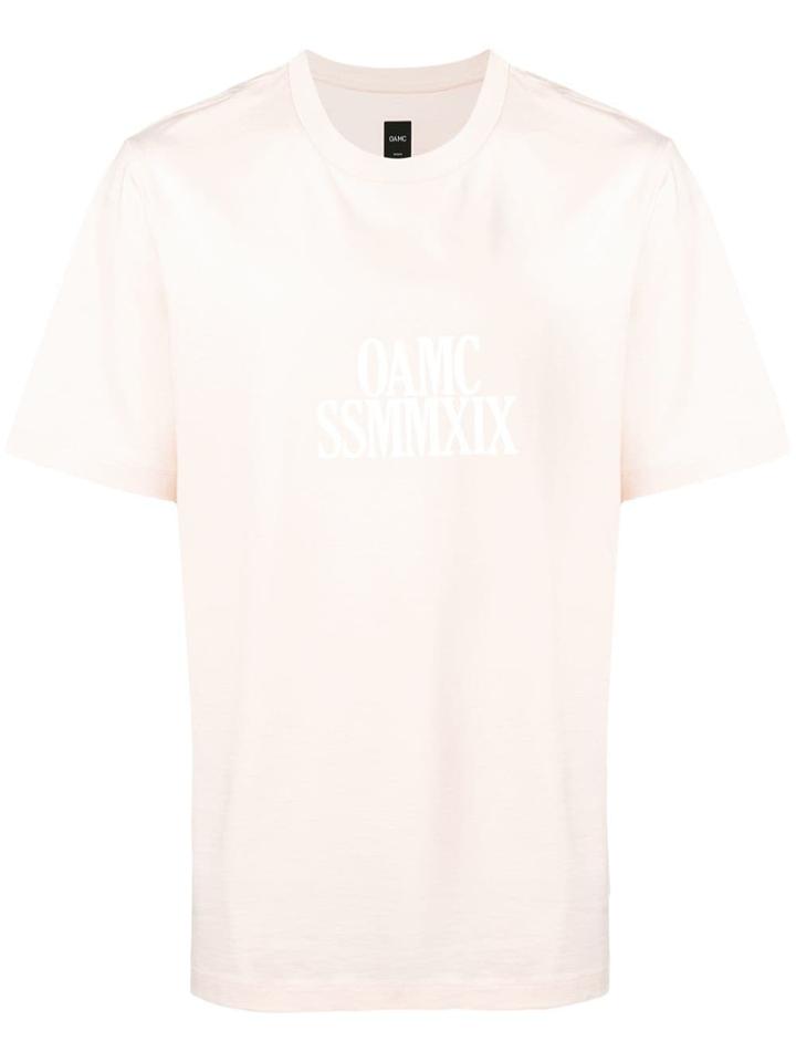Oamc Numeral Print T-shirt - Pink