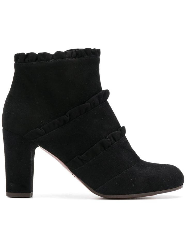Chie Mihara Ruddle Detail Boots - Black