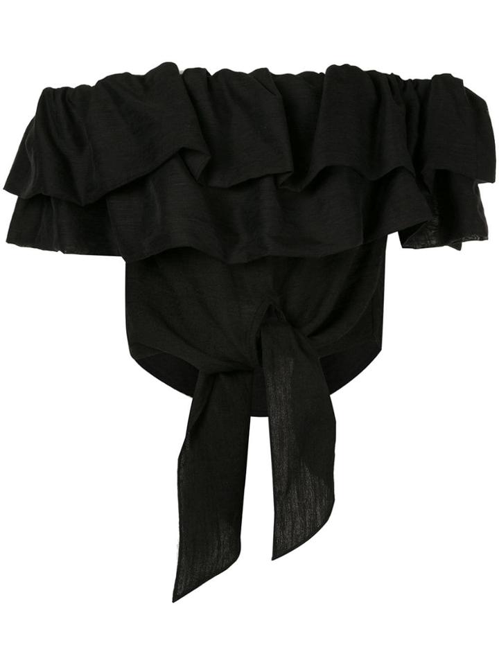 Manning Cartell Cropped Global Roaming Top - Black