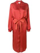 Forte Forte Waist-tied Shirt Dress - Orange