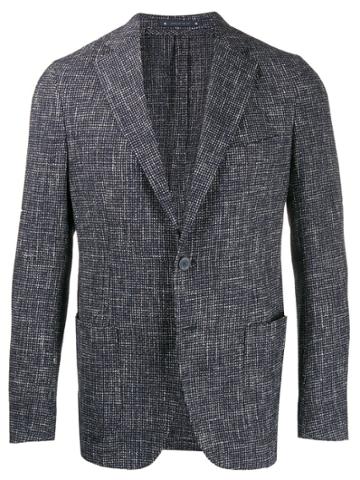 Bagnoli Sartoria Napoli Woven Blazer - Blue