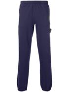 Stone Island Logo Track Trousers - Blue