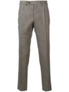 Gabriele Pasini Check Patterned Trousers - Brown