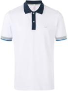 Sun 68 - Bicolour Polo Shirt - Men - Cotton/spandex/elastane - Xl, White, Cotton/spandex/elastane