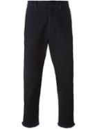 Pence Cropped Trousers, Men's, Size: 44, Blue, Cotton/spandex/elastane
