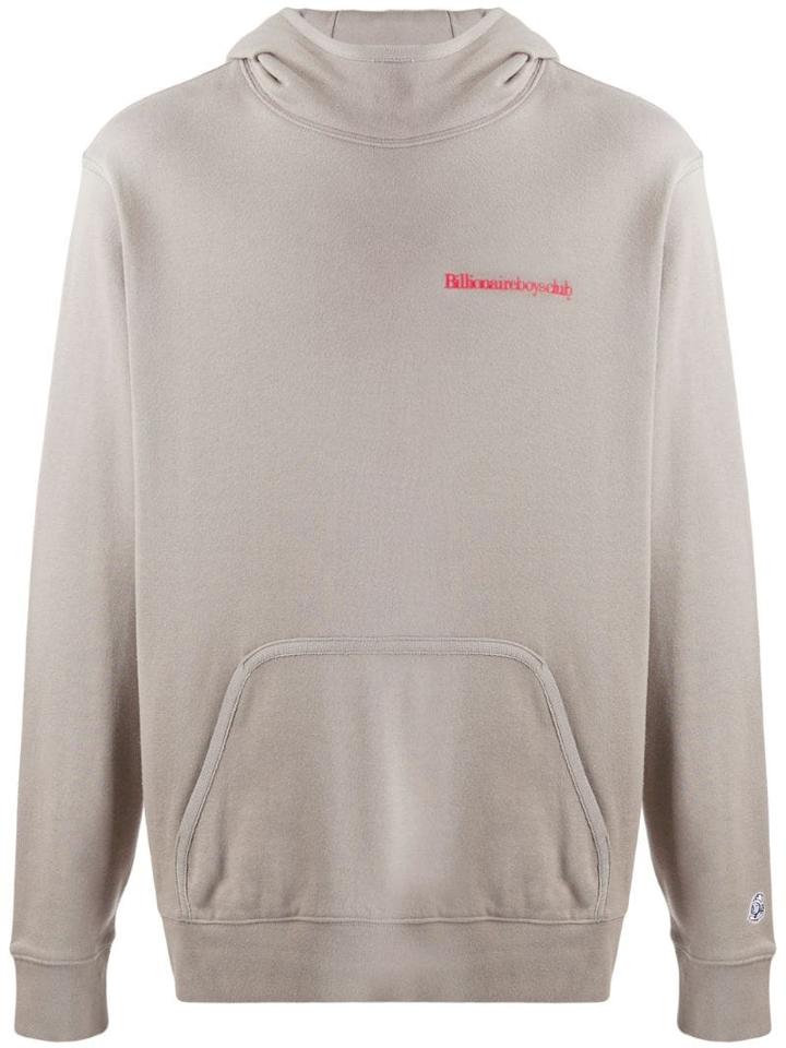 Billionaire Boys Club Embroidered Logo Hoodie - Grey