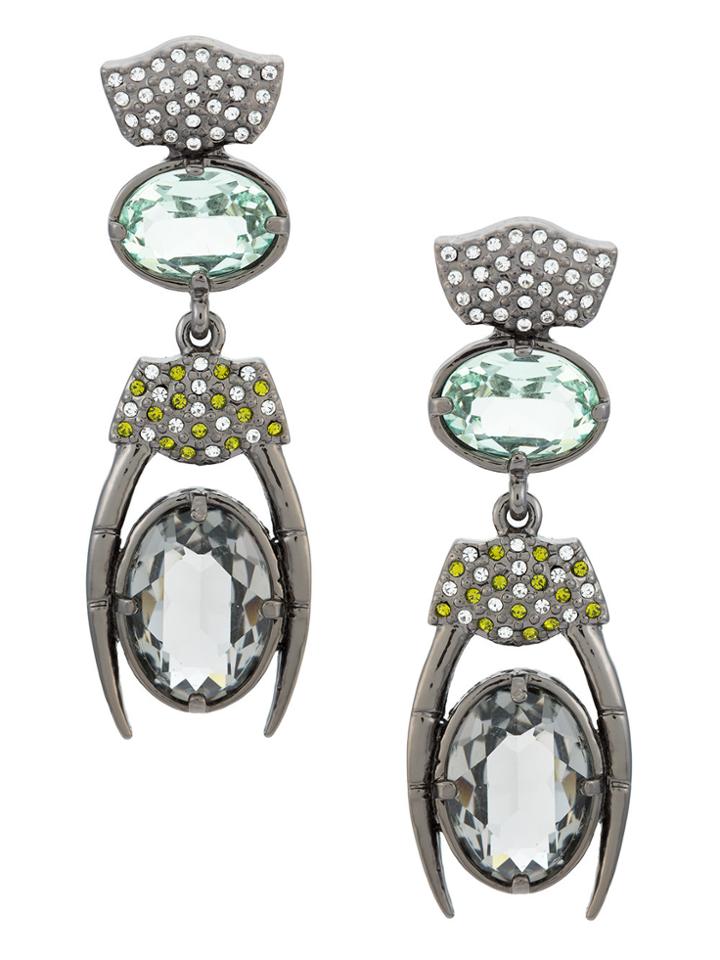 Camila Klein Oval Earrings - Metallic