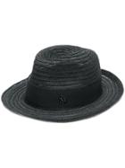 Maison Michel Panama Hat - Black
