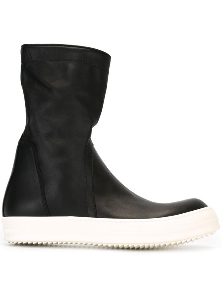 Rick Owens 'basket Creeper' Boots - Black