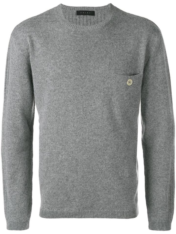 Falke Crew Neck Sweater - Grey