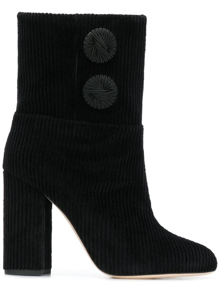 Chloe Gosselin Ribbed Boots - Black