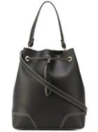 Furla - Drawstring Tote - Women - Leather - One Size, Black, Leather