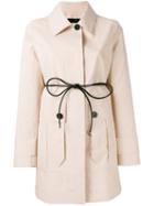 Moncler 'galette' Coat, Women's, Size: 2, Pink/purple, Cotton/leather