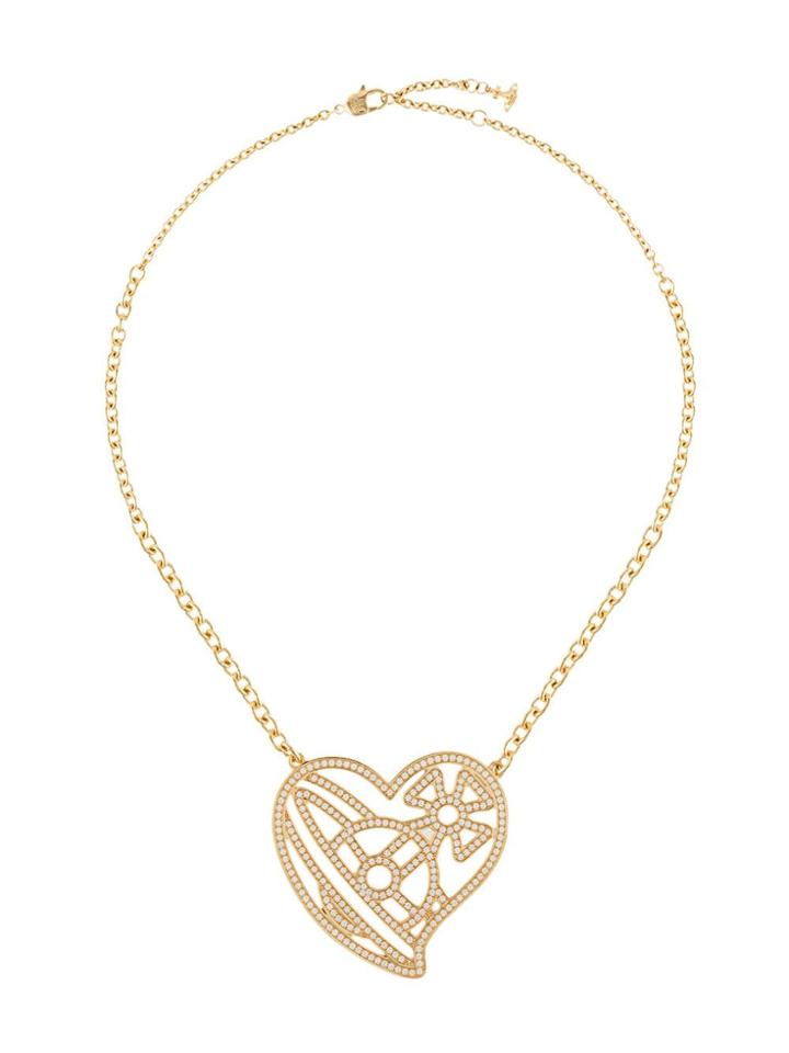 Vivienne Westwood Heart Pendant Necklace - Gold