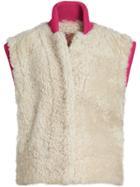 Burberry Two-tone Fitted Gilet - White