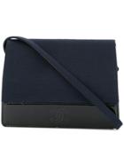 Chanel Vintage Cc Stitch Shoulder Bag - Blue
