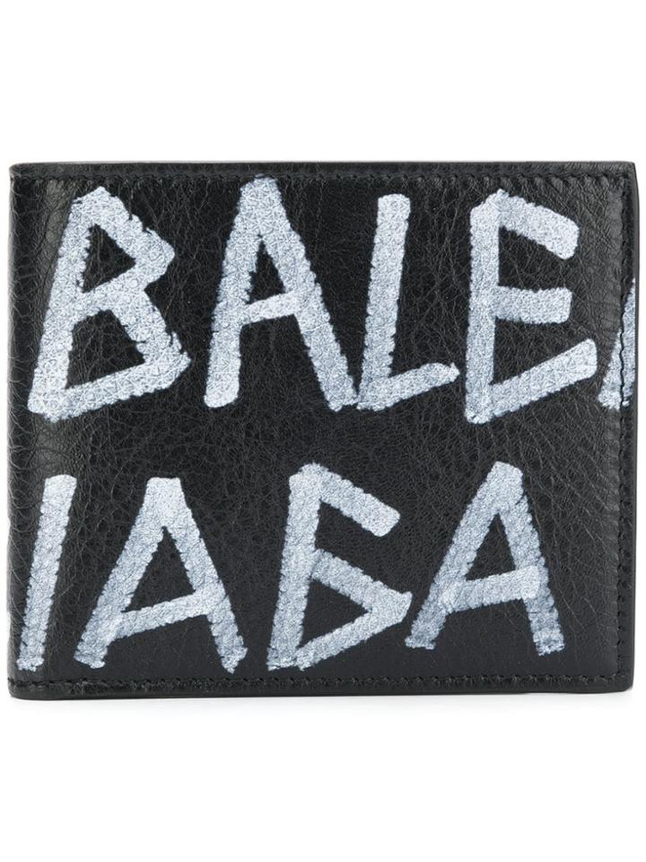 Balenciaga Carry Sq Wallet - Black