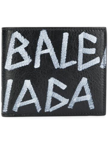 Balenciaga Carry Sq Wallet - Black