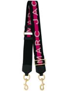 Marc Jacobs Logo Stripe Bag Strap - Pink & Purple