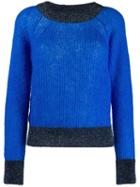 Pinko Ribbed Sweatshirt - Blue