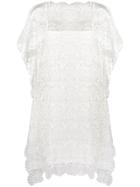 Tsumori Chisato Lace Embroidered Dress - White