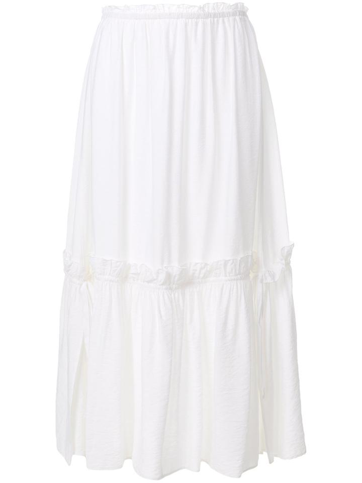 See By Chloé Tiered Midi Skirt - White