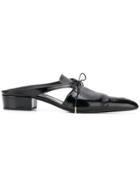 Nina Ricci Almond Toe Mules - Black