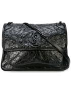 Saint Laurent Quilted Shoulder Bag - Black
