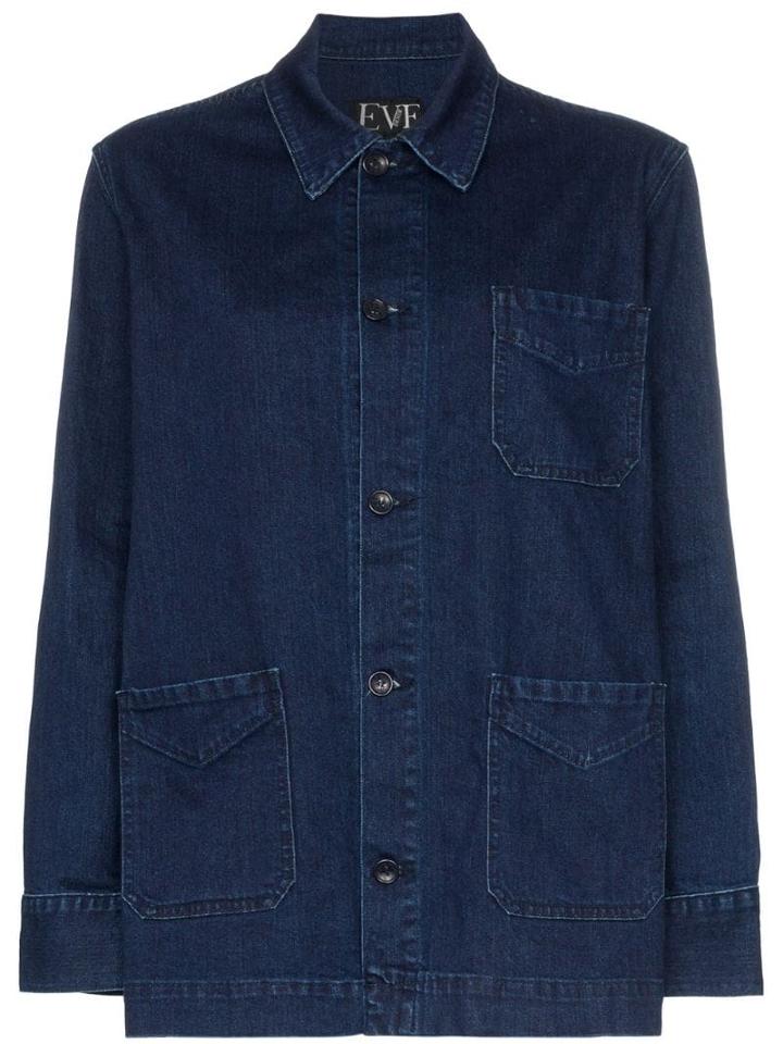 Eve Denim Lee Oversized Denim Jacket - Blue