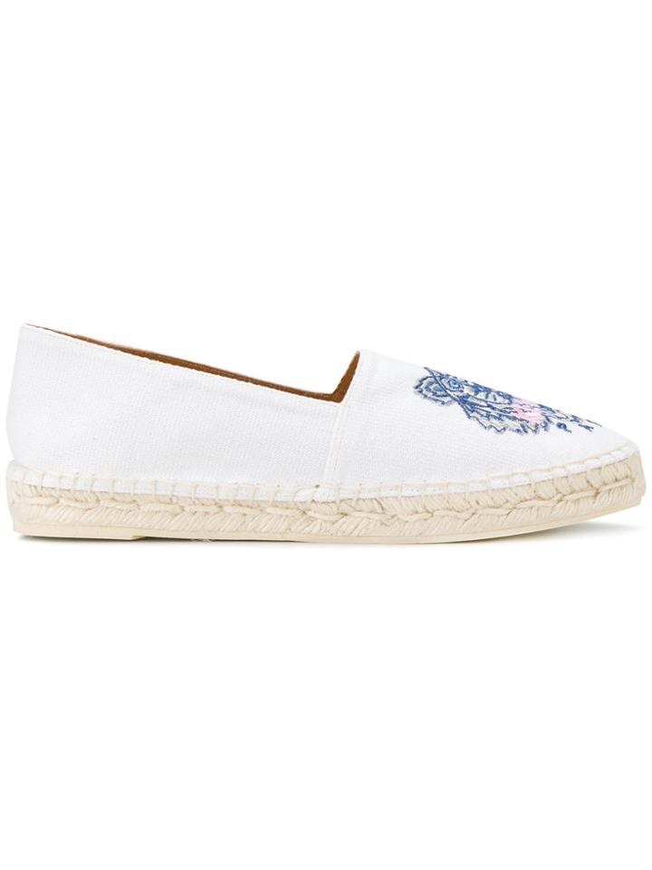 Kenzo Tiger Espadrilles - White