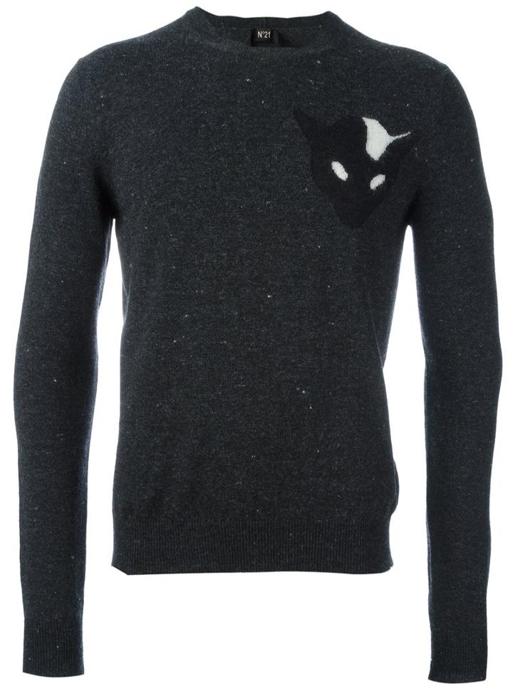 No21 Intarsia Knit Jumper