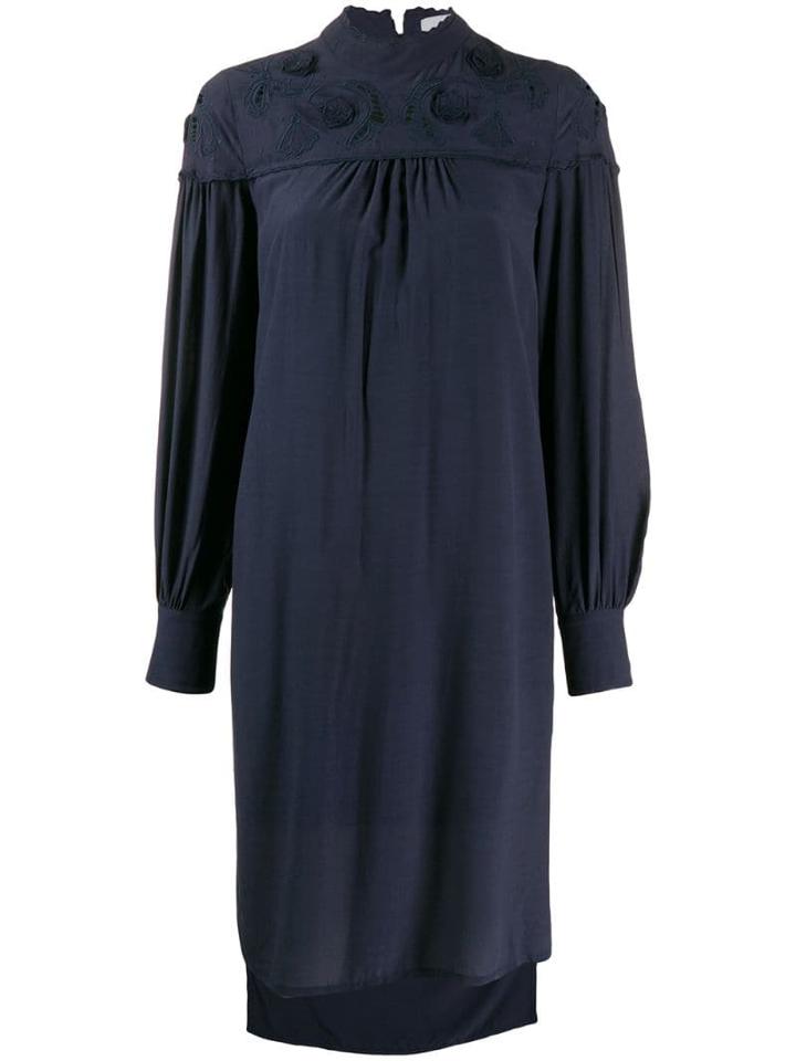 See By Chloé Embroidered Dress - Blue