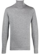 John Smedley Cherwell Roll Neck Jumper - Grey