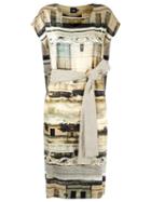 Fernanda Yamamoto Abstract Print Flare Dress
