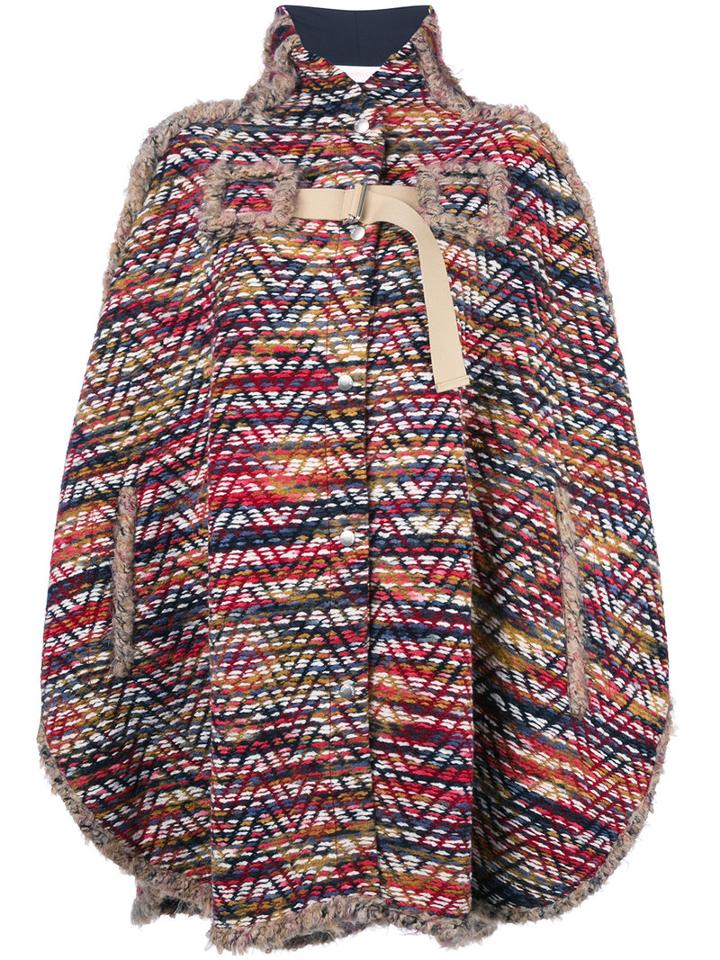 See By Chloé Cape Coat, Women's, Size: Xs, Polyester/acrylic/wool