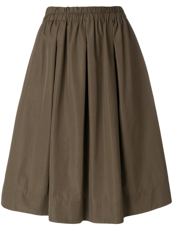 Aspesi Midi Full Skirt - Green