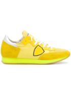 Philippe Model Logo Patch Sneakers - Yellow & Orange