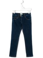 Fendi Kids Skinny Fit Jeans, Girl's, Size: 8 Yrs, Blue